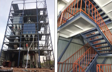 Cattle Chicken Feed Pellet Production Line Computer Control Auto Type 5 - 8t/H